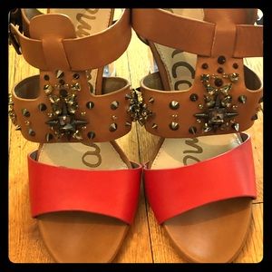 Sam Edelman heeled sandals never worn